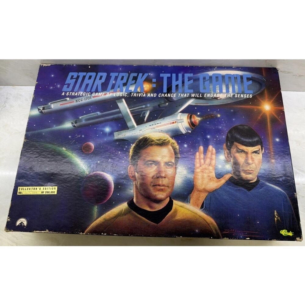 Vintage 1992 Star Trek The Game Collectors Edition Board Game
